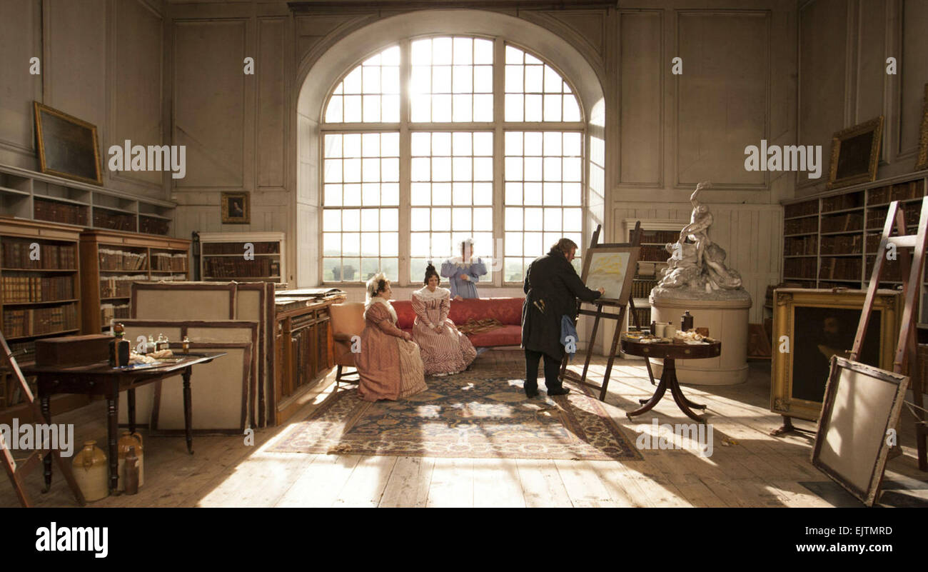 Mr. Turner ist ein 2014 britische, französische und Deutsche biographische Drama Film, Buch und Regie: Mike Leigh und Darsteller Timothy Spall, Dorothy Atkinson, Paul Jesson, Marion Bailey, Lesley Manville und Martin Savage. Der Film bezieht sich auf das Leben und die Karriere des britischen Künstlers J. M. W. Turner (1775 – 1851), die von Spall gespielt wird. Stockfoto