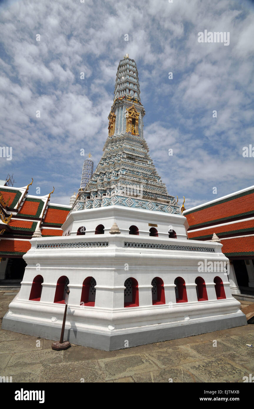 Grand Palace entstand als die letzte Ruhestätte des Smaragd-Buddha (Phra Kaeo) umgeben von der Residenz der Könige, Stockfoto