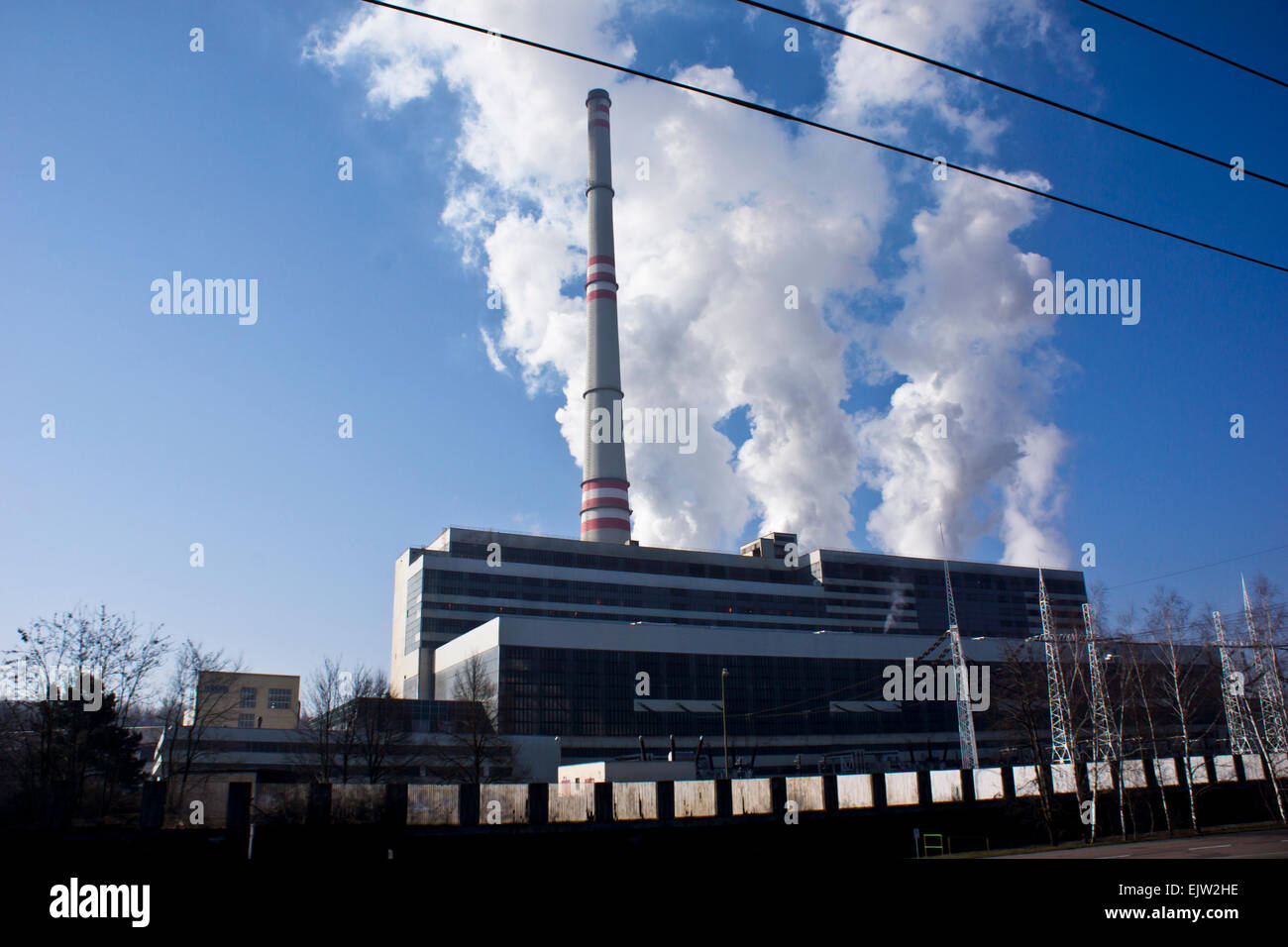 Industrieanlage Stockfoto