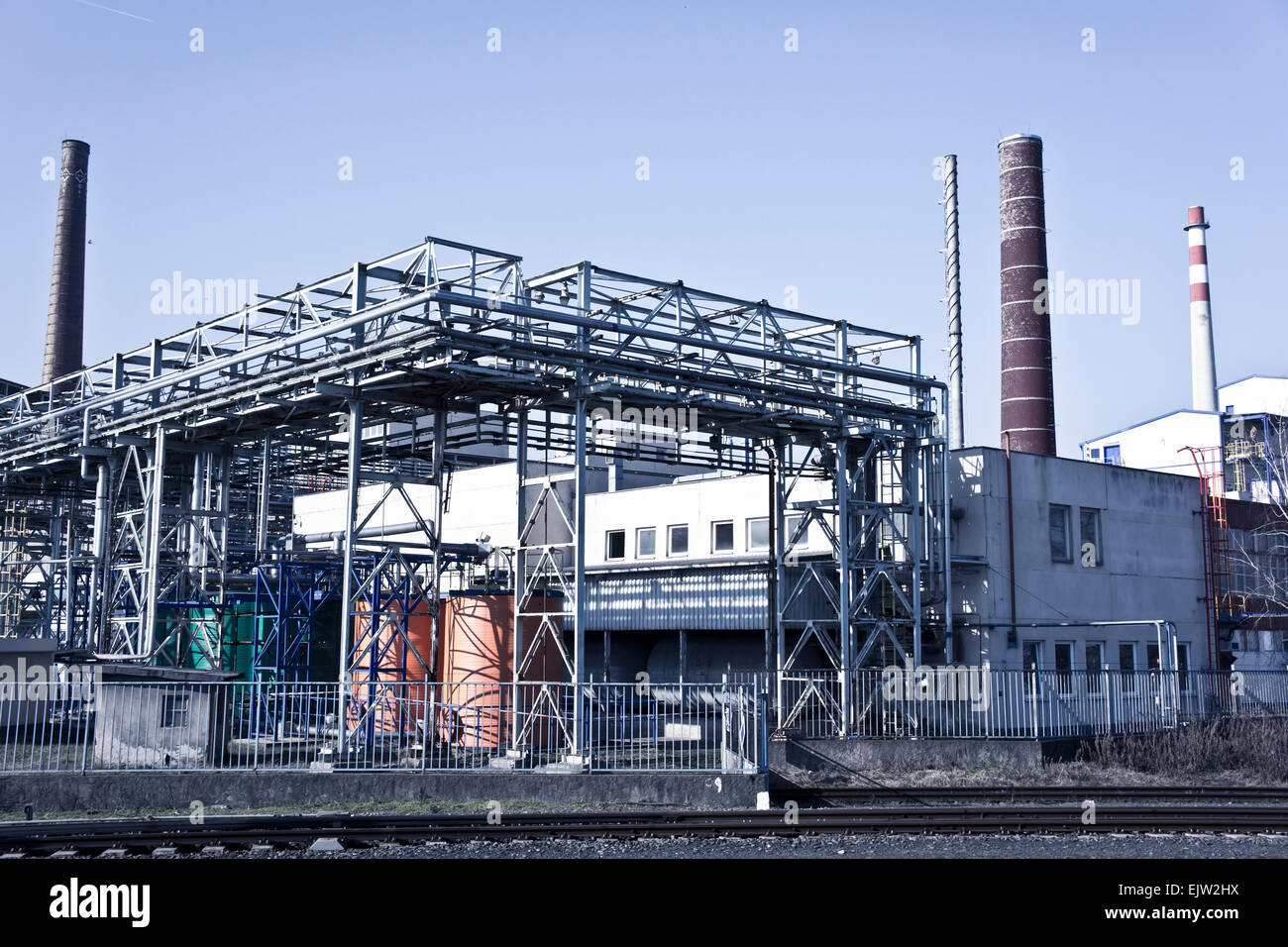 Industrieanlage Stockfoto
