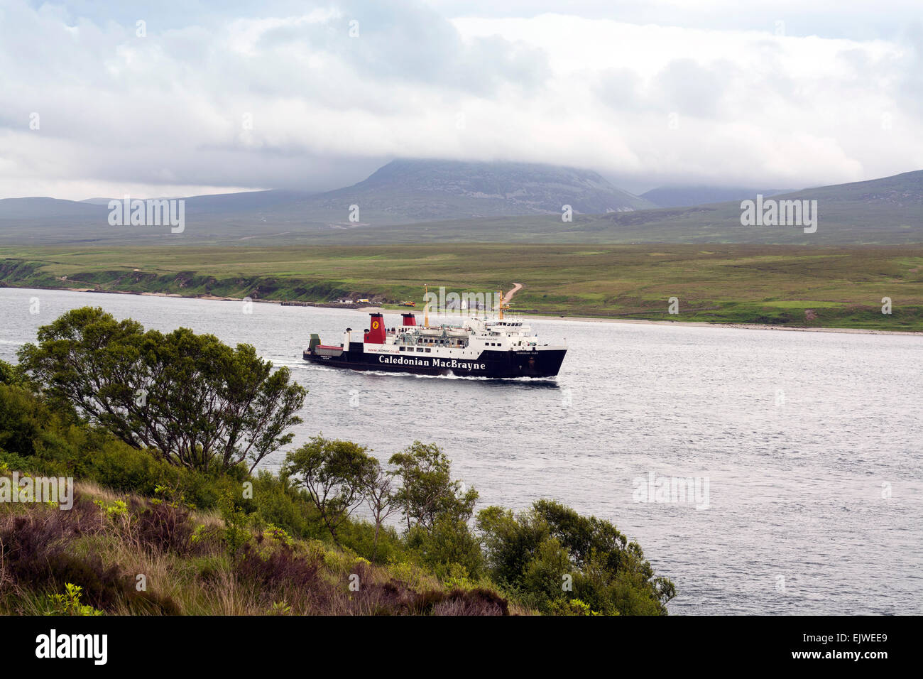 Port Askaig Mv Hebriden Inseln calmac Stockfoto