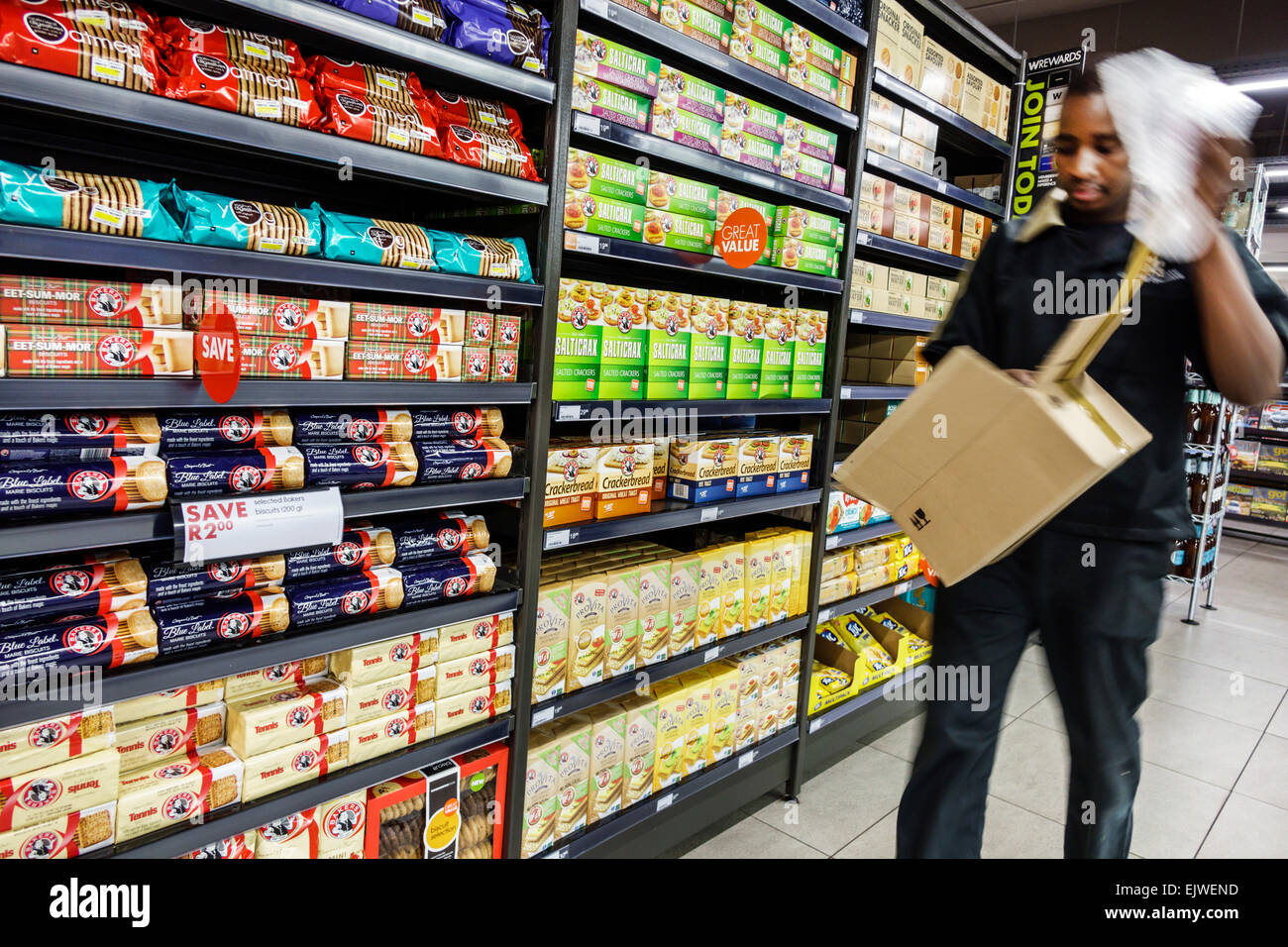 Johannesburg S dafrika African Rosebank The Zone Mall Woolworths Lebensmittelgesch ft 