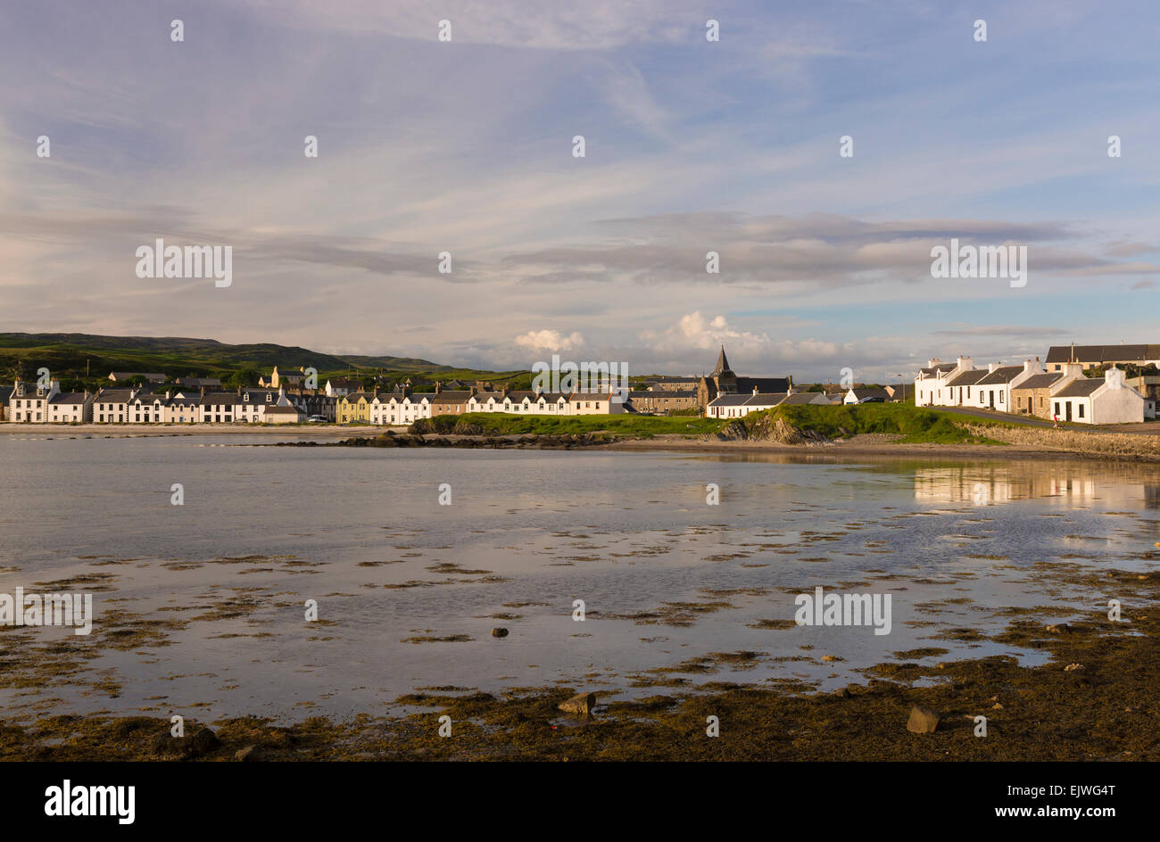 Port Ellen Bucht islay Stockfoto