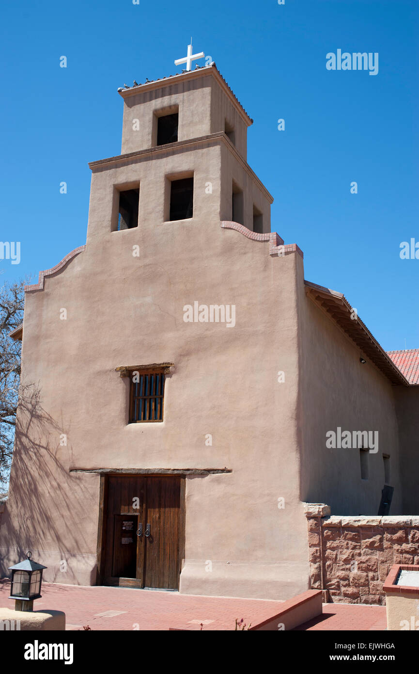 USA New Mexico NM Santa Fe unserer lieben Frau von Guadalupe Heiligtum erbaut 1795, das älteste Heiligtum, die Jungfrau Maria in den Vereinigten Staaten Stockfoto