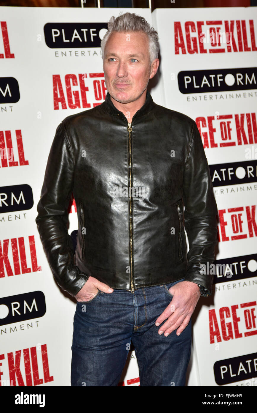 London, UK, 1. April 2015: Martin Kemp besucht den Alter der Kill - VIP Filmvorführung im Schinken Hof Hotel in London statt. Foto: © siehe Li/Alamy Live News Bildnachweis: siehe Li/Alamy Live News Stockfoto