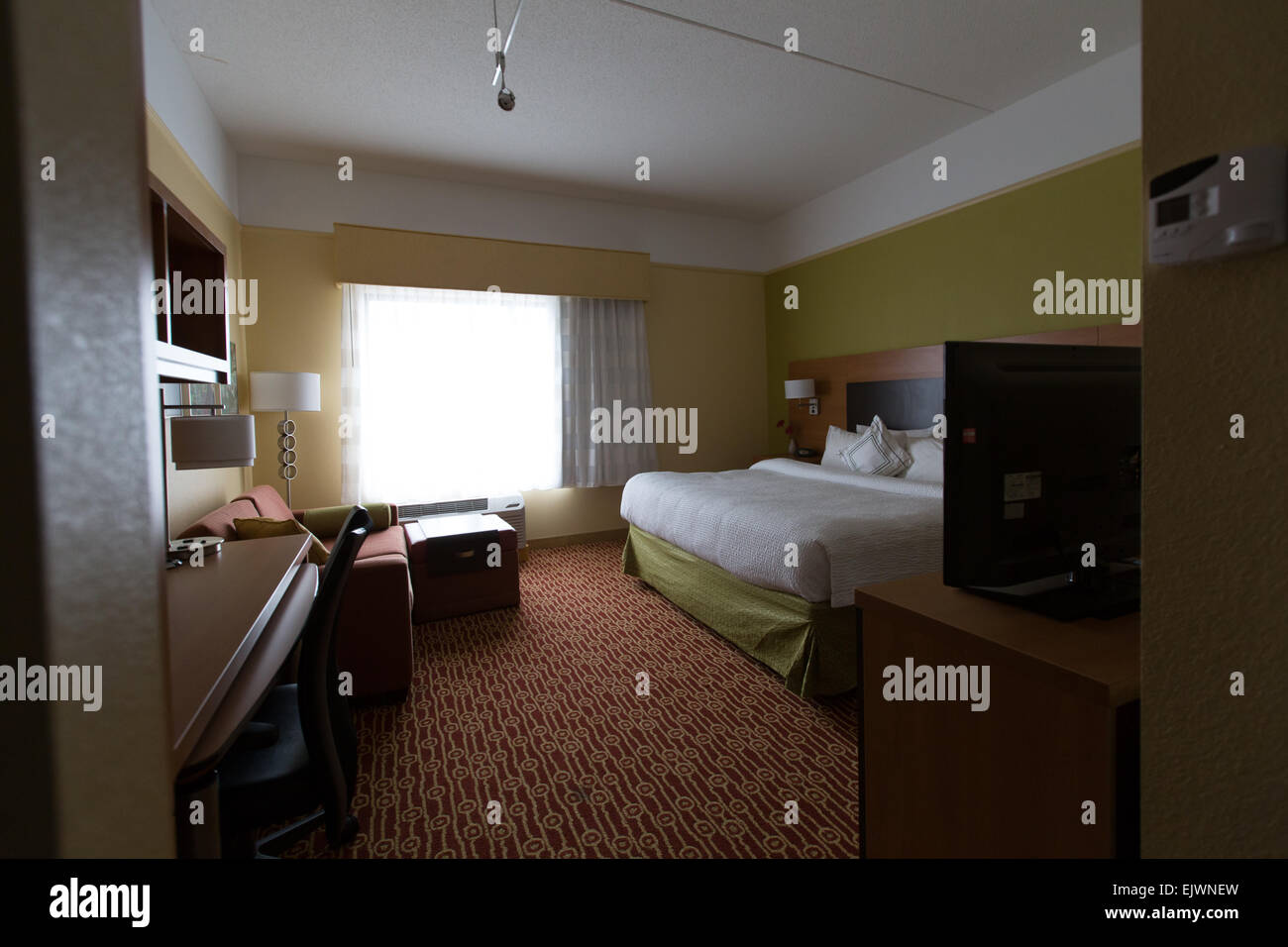 Marriott Hotel leeren Raum suite Stockfoto