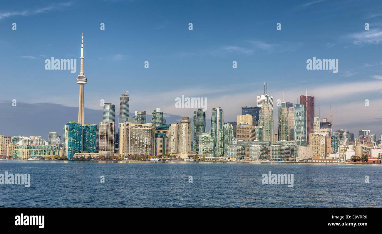 Die Toronto Islands (früher bekannt als die Insel von Hiawatha und auch bekannt als Menecing, was bedeutet, dass "auf der Insel" in der Sprache der Ojibwa). Stockfoto