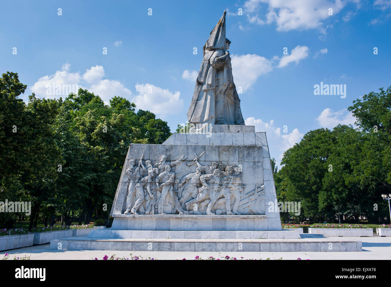 Kriegsdenkmal in Temeswar oder in Timisoara, Rumänien Stockfoto