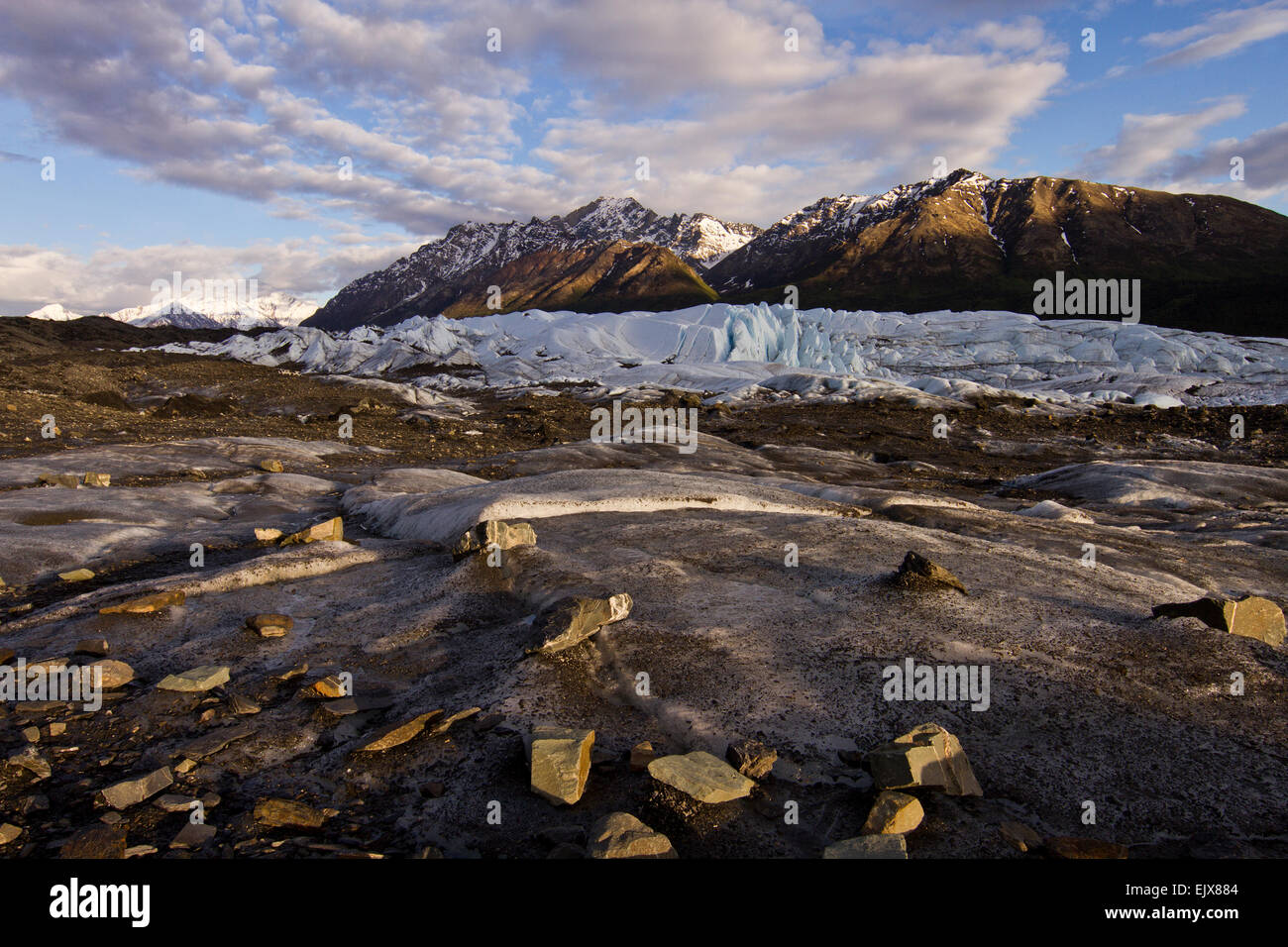 Matanuska Gletscher Stockfoto