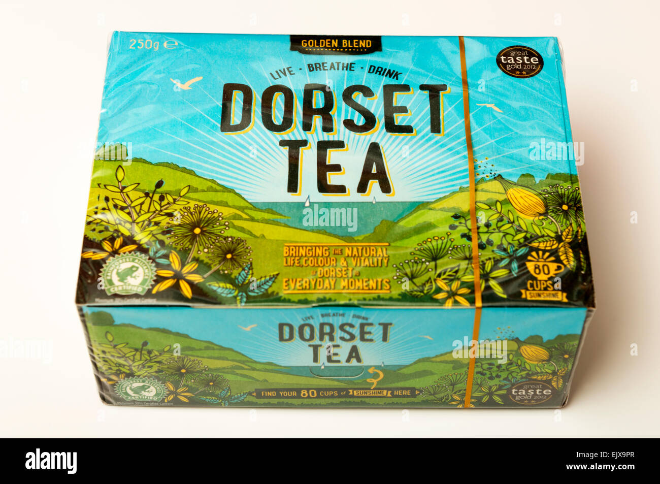 Golden Blend Dorset Tee Stockfoto