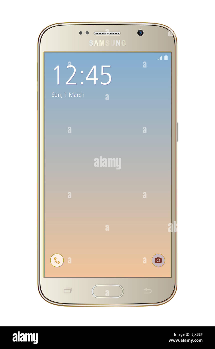 Samsung Galaxy S6 Stockfoto