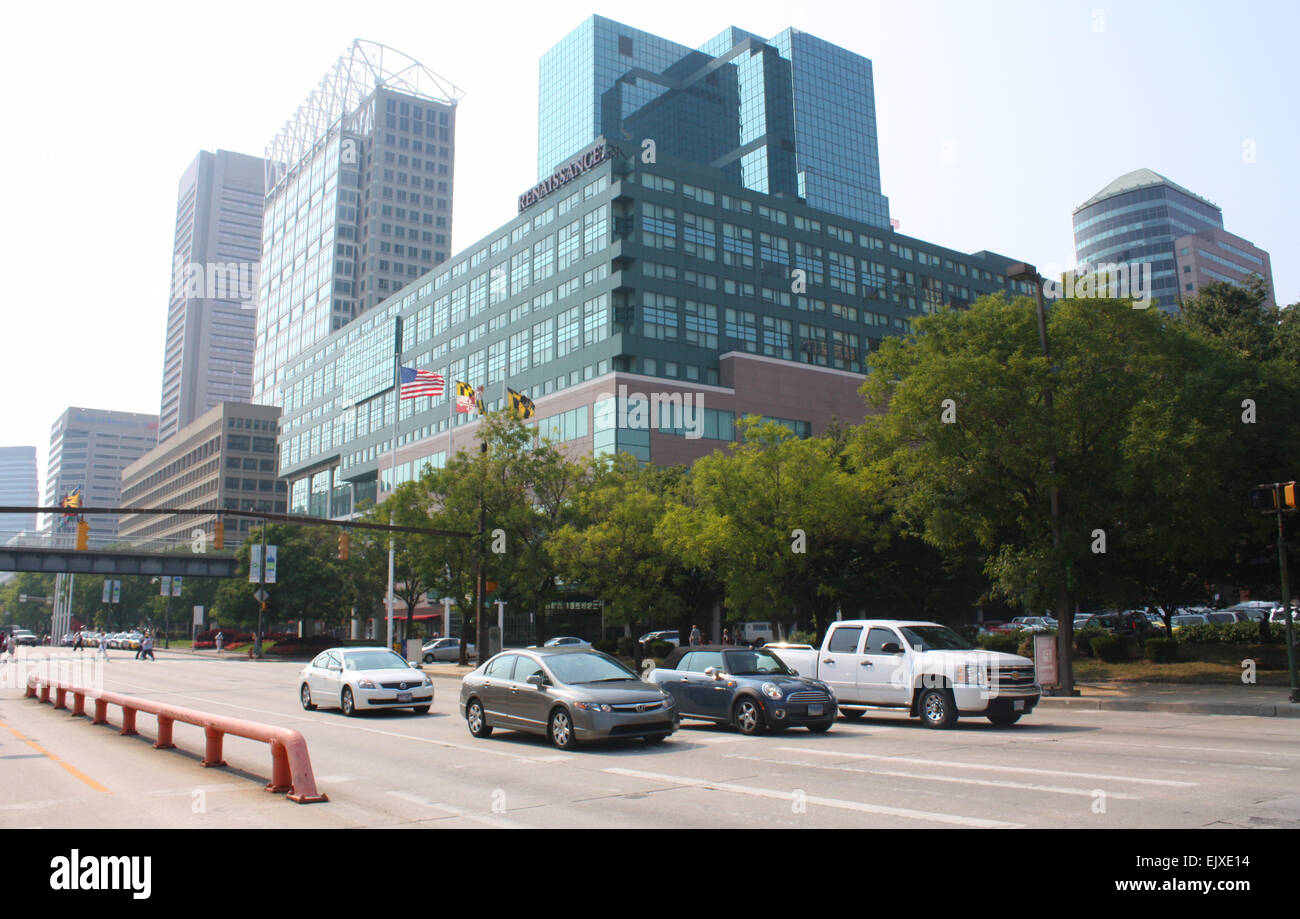 Straße von Baltimore, Maryland, USA Stockfoto