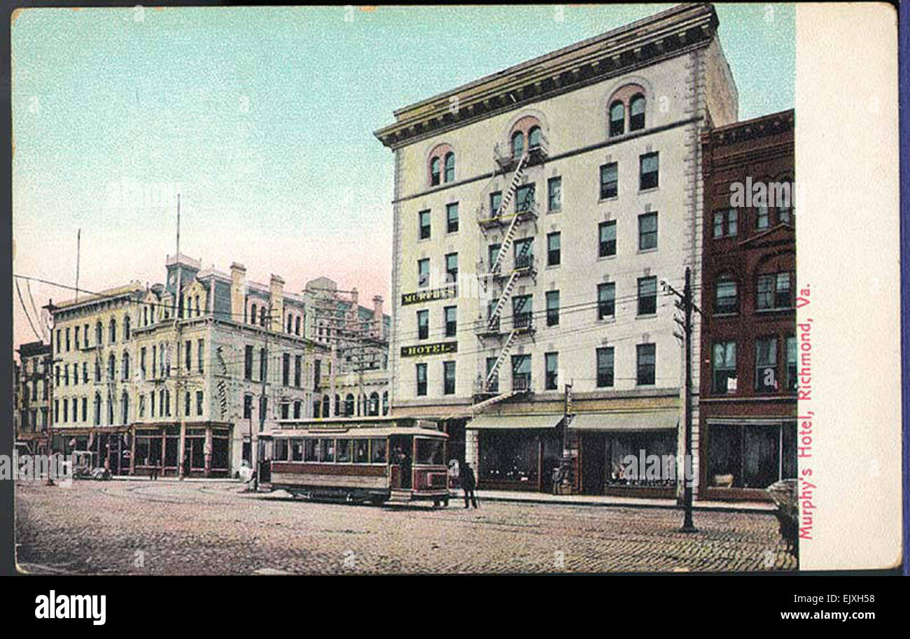 Murphy's Hotel, Richmond, Va Stockfoto