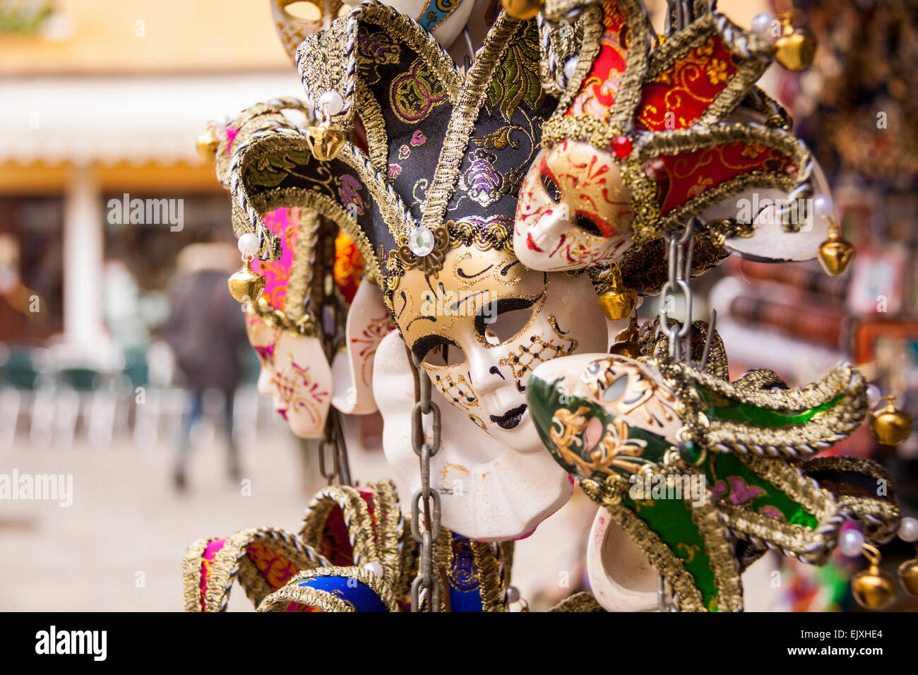 Italien, Venedig, venezianische Masken Stockfoto