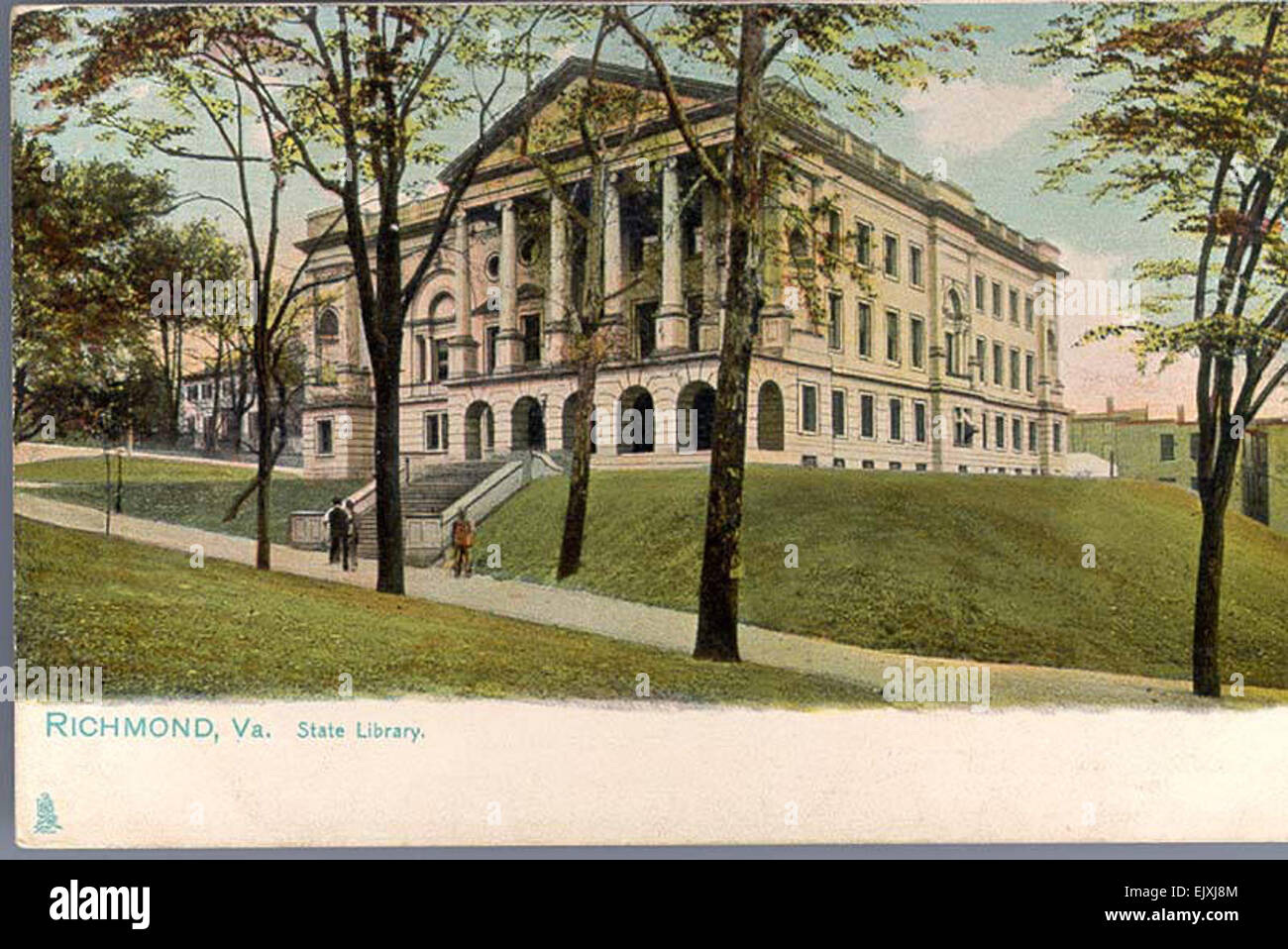 Staatsbibliothek, Richmond, Va Stockfoto