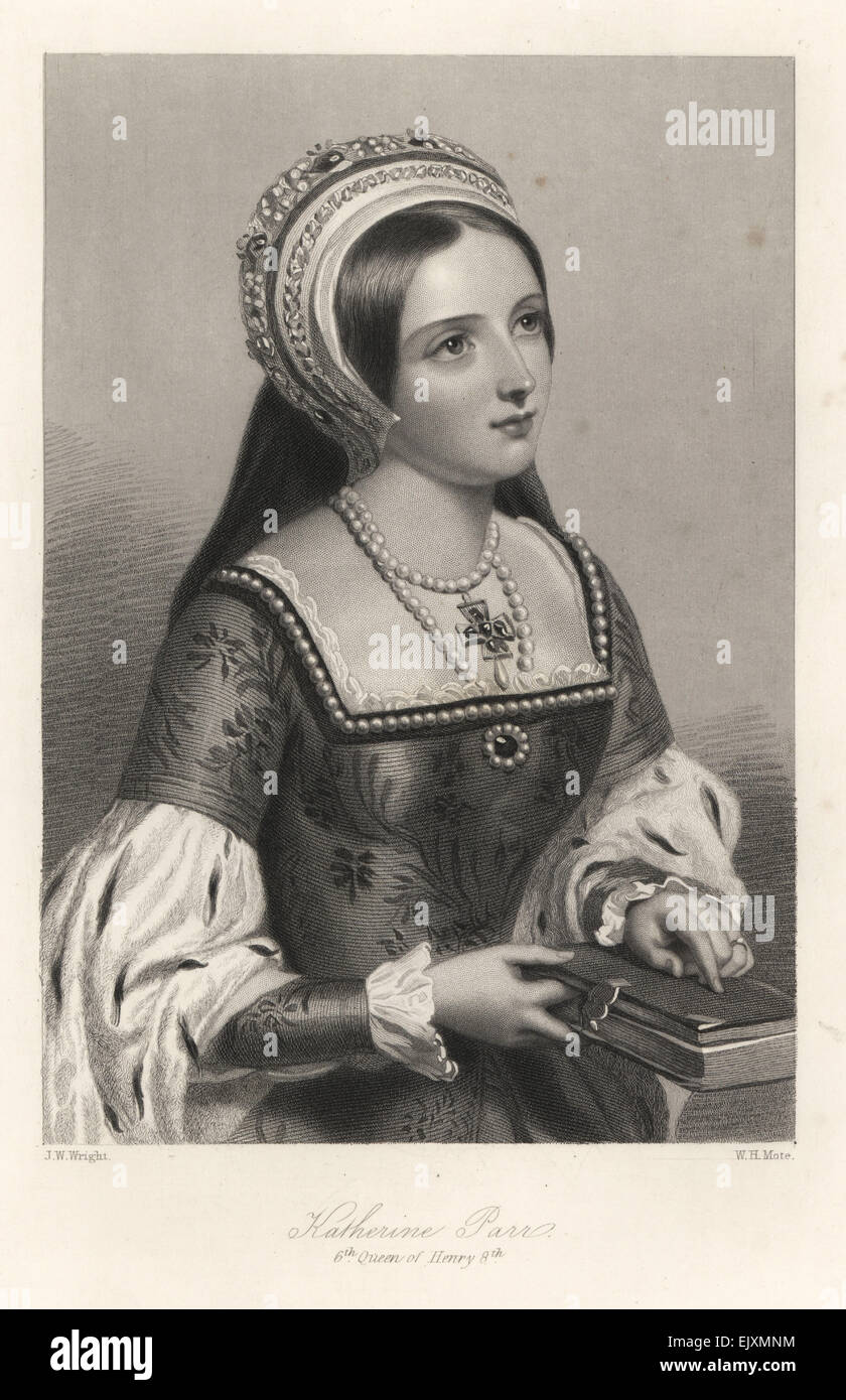 Katherine Parr, sechste Königin von König Henry VIII von England. Stockfoto
