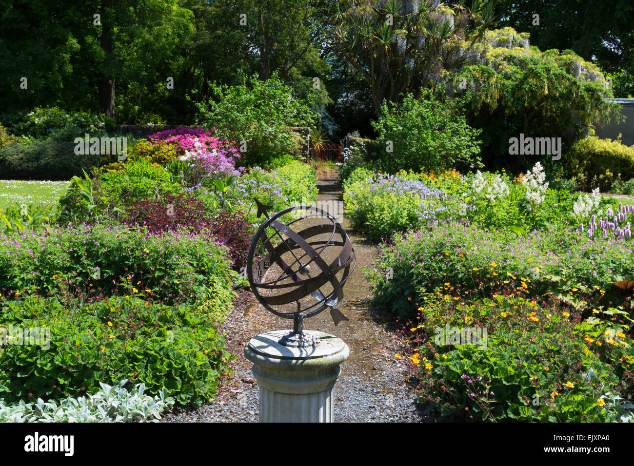 Achamore Gardens Insel gigha Stockfoto