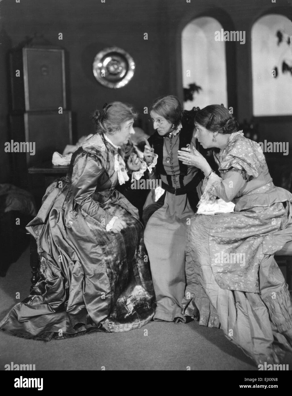 Szene aus dem Stück die Stützen der Gesellschaft. 20. August 1926. Stockfoto