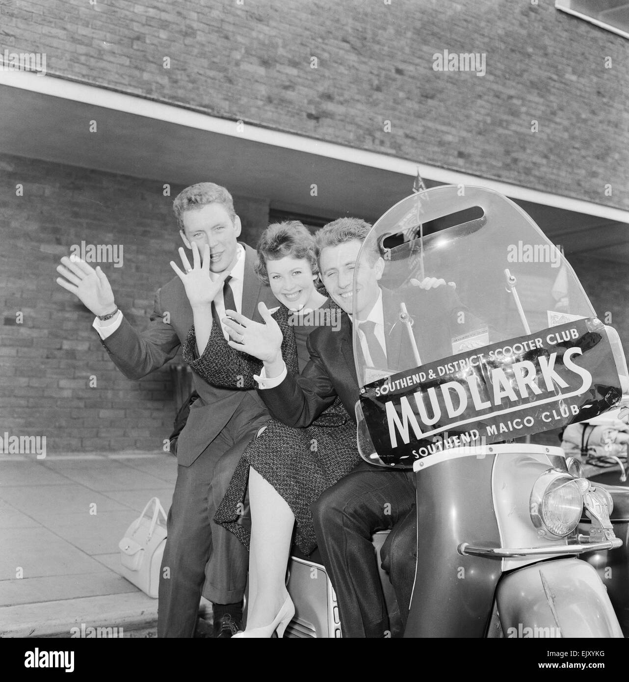 Das große Pop Prom 1959, in der Royal Albert Hall am Sonntag, 20. September 1959 statt.    Darsteller darstellen für Bilder vor Konzert A.k.a   Der große Marilyn Roxy Valentine Pop Prom Stockfoto