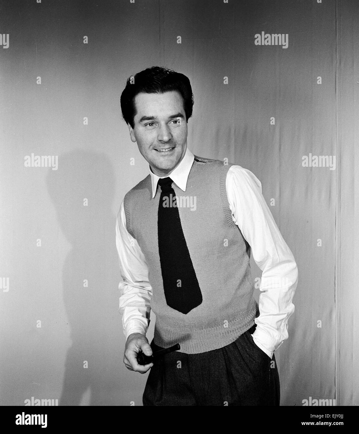 Mann-Pfeife. c1964. Stockfoto