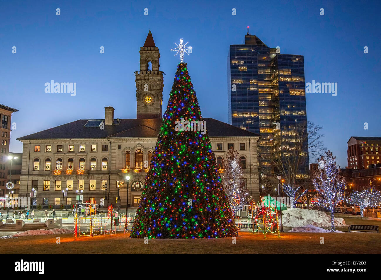 Worcester, MA Common Stockfoto