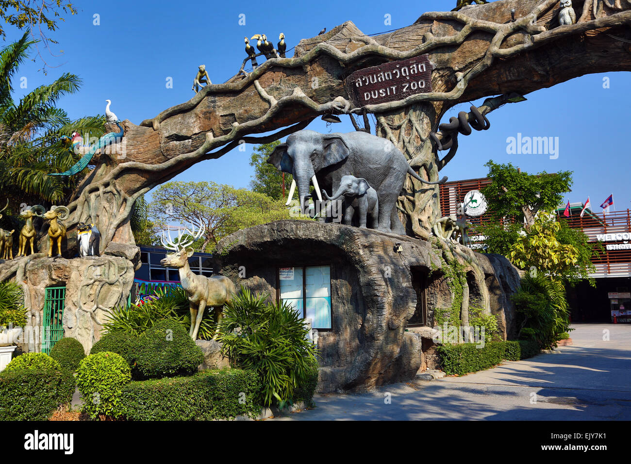 Dusit Zoo in Bangkok, Thailand Stockfoto