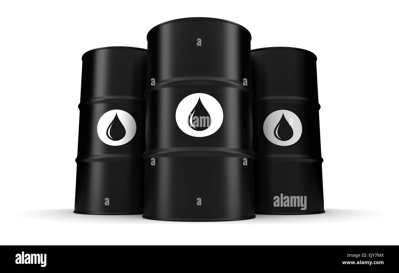 Barrel Erdöl Stockfoto