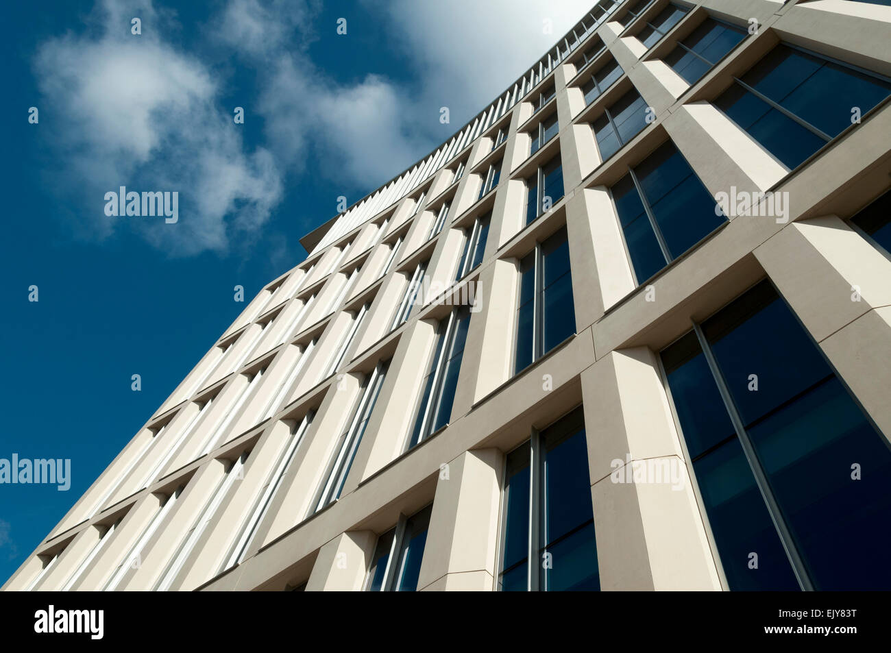 Nr. 1 der Petersplatz bauen (Glenn Howells Architects, 2014).  St.-Petri Platz, Manchester, England, UK Stockfoto