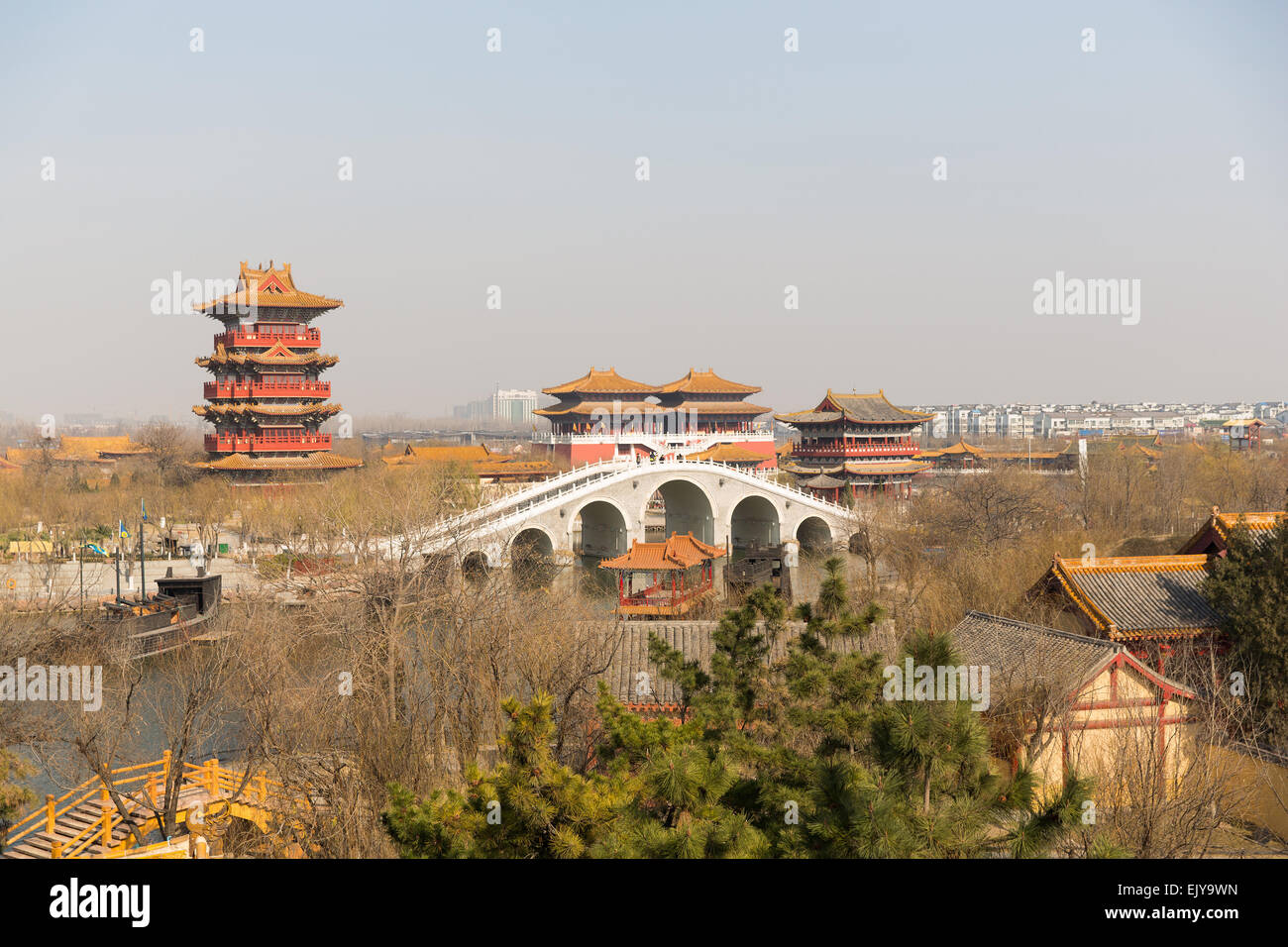 Stadt Kaifeng, Henan Provinz, China Stockfoto
