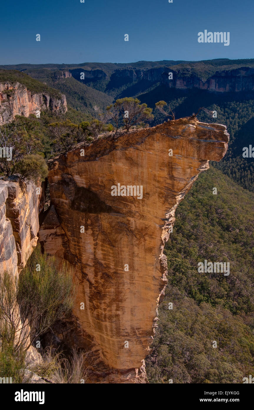 Hanging Rock, Blue Mountains, New South Wales, Australien Stockfoto