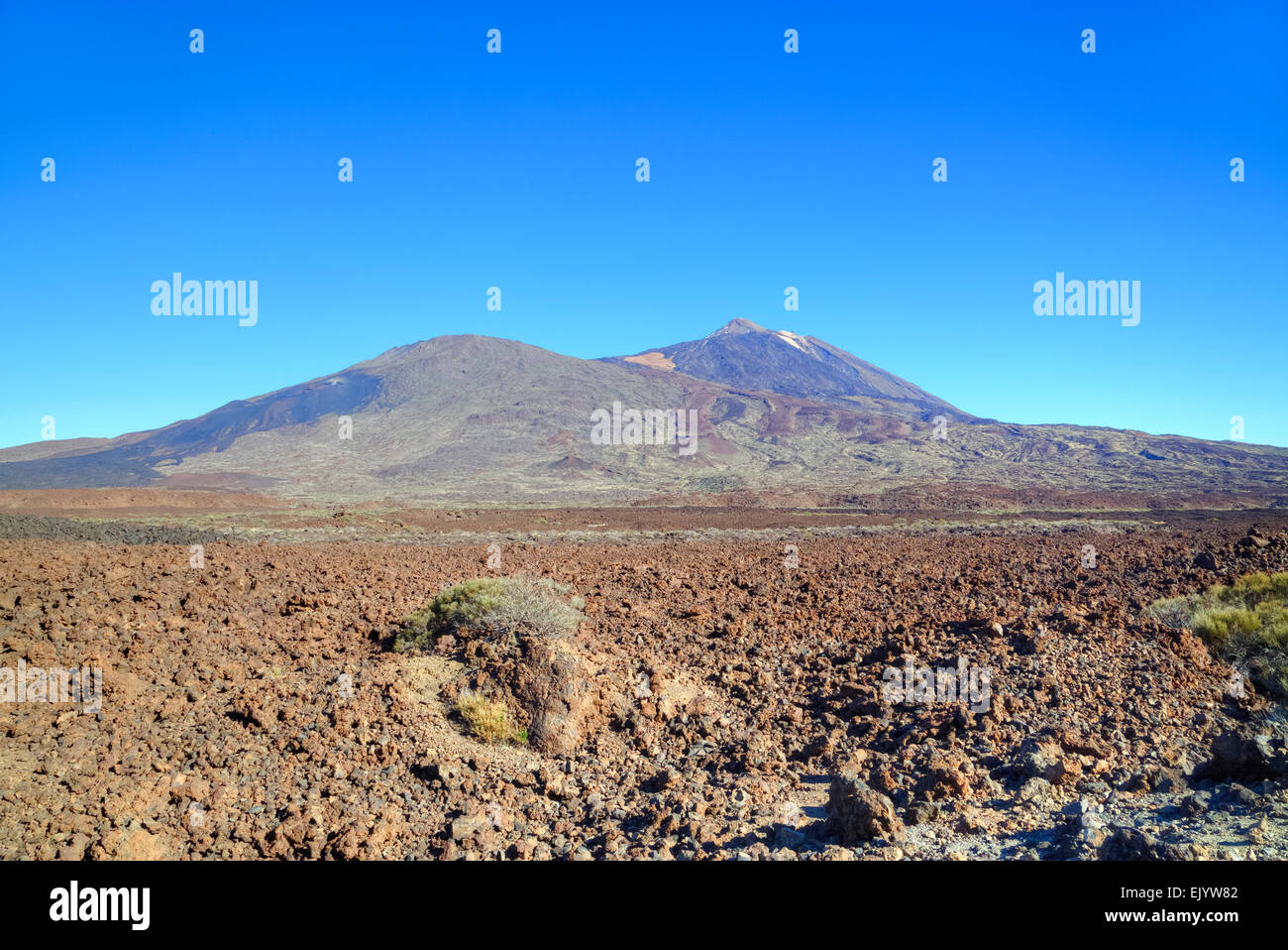 Teneriffa, den Teide Vulkan Stockfoto