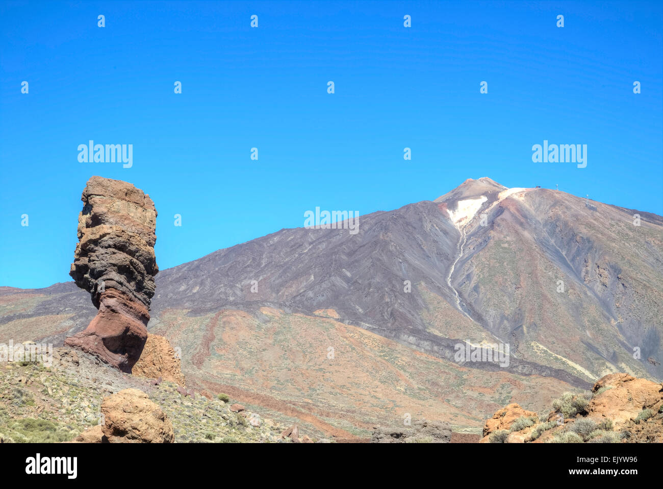 Teneriffa, den Teide Vulkan Stockfoto