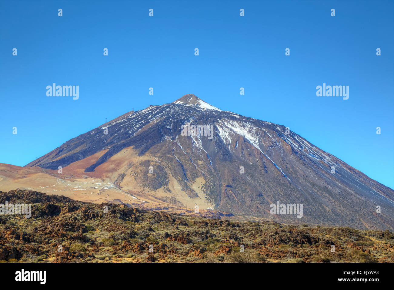 Teneriffa, den Teide Vulkan Stockfoto