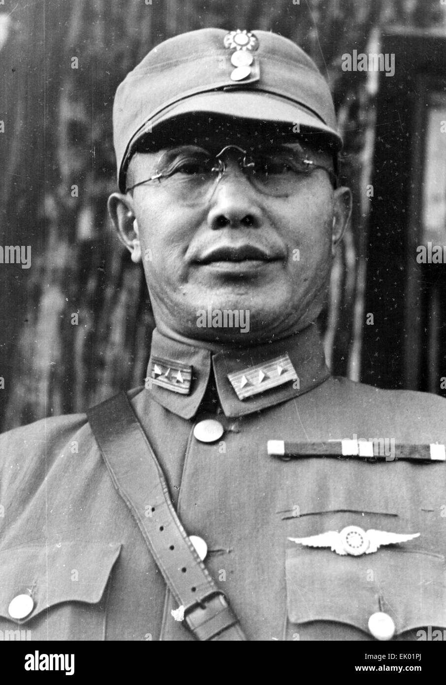 HO YING-CHIN-aka er Yingqin (1890-1987) Kuomintang Armee general und Kriegsminister über 1940 Stockfoto