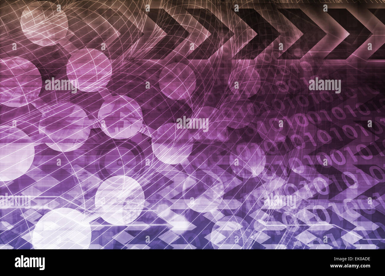 DNA-Helix-Struktur mit einem chemischen System Stockfoto