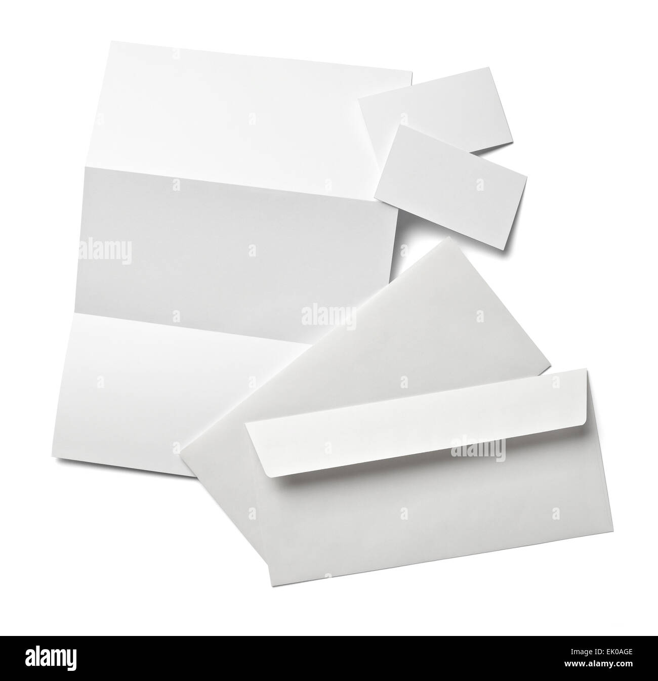 Business Template Umschlag Stockfoto