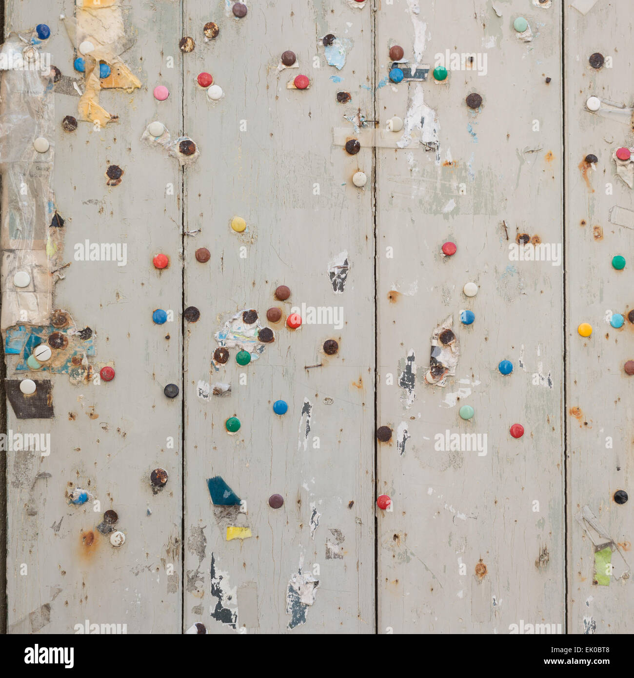 alten öffentlichen Bulletin board Stockfoto