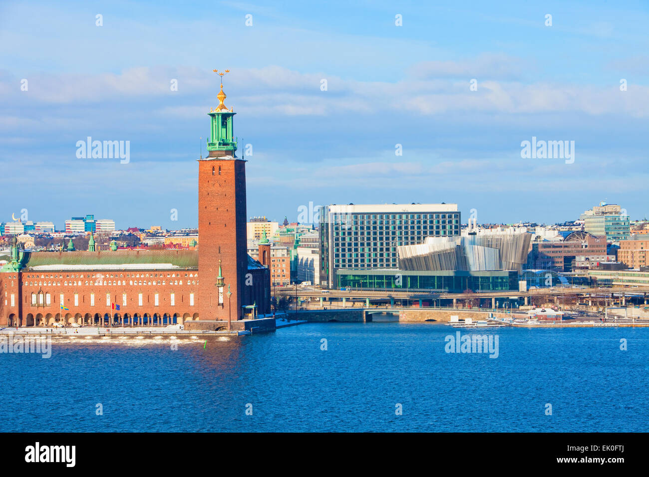 Schweden, Stockholm - das Rathaus (Stadthaus). Stockfoto