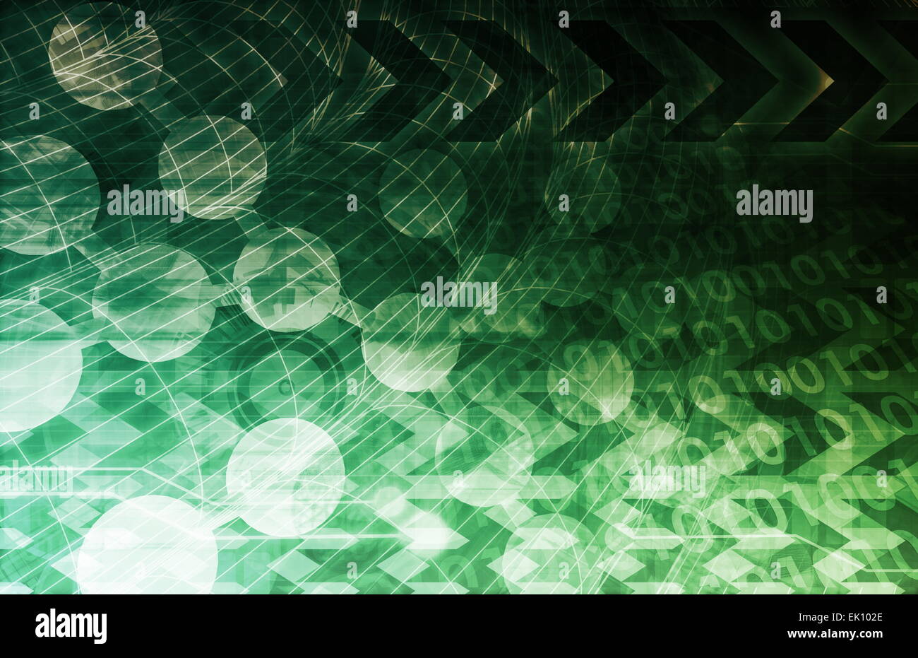 DNA-Helix-Struktur mit einem chemischen System Stockfoto