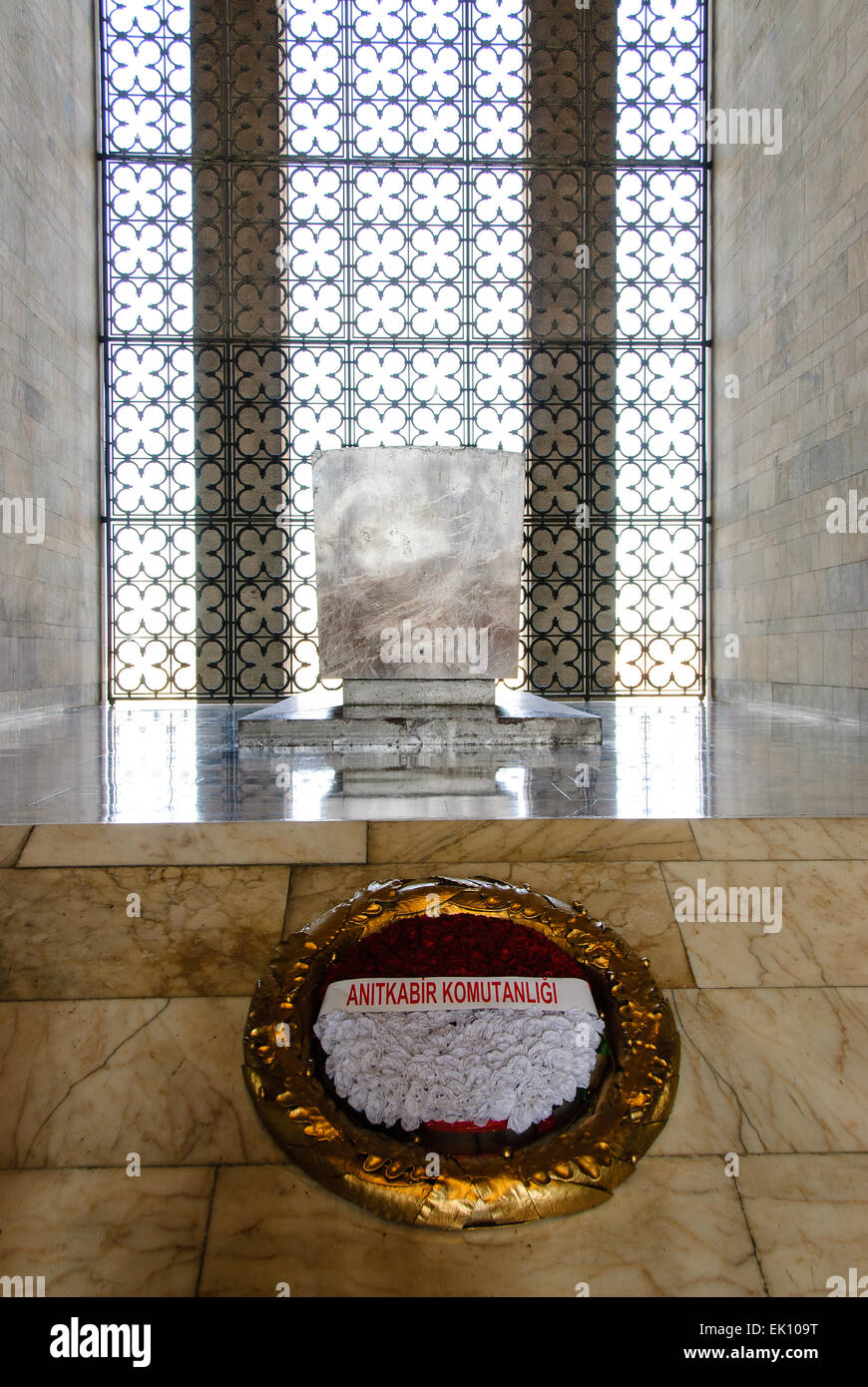 Atatürks Sarkophag im Anitkabir Mausoleum Stockfoto