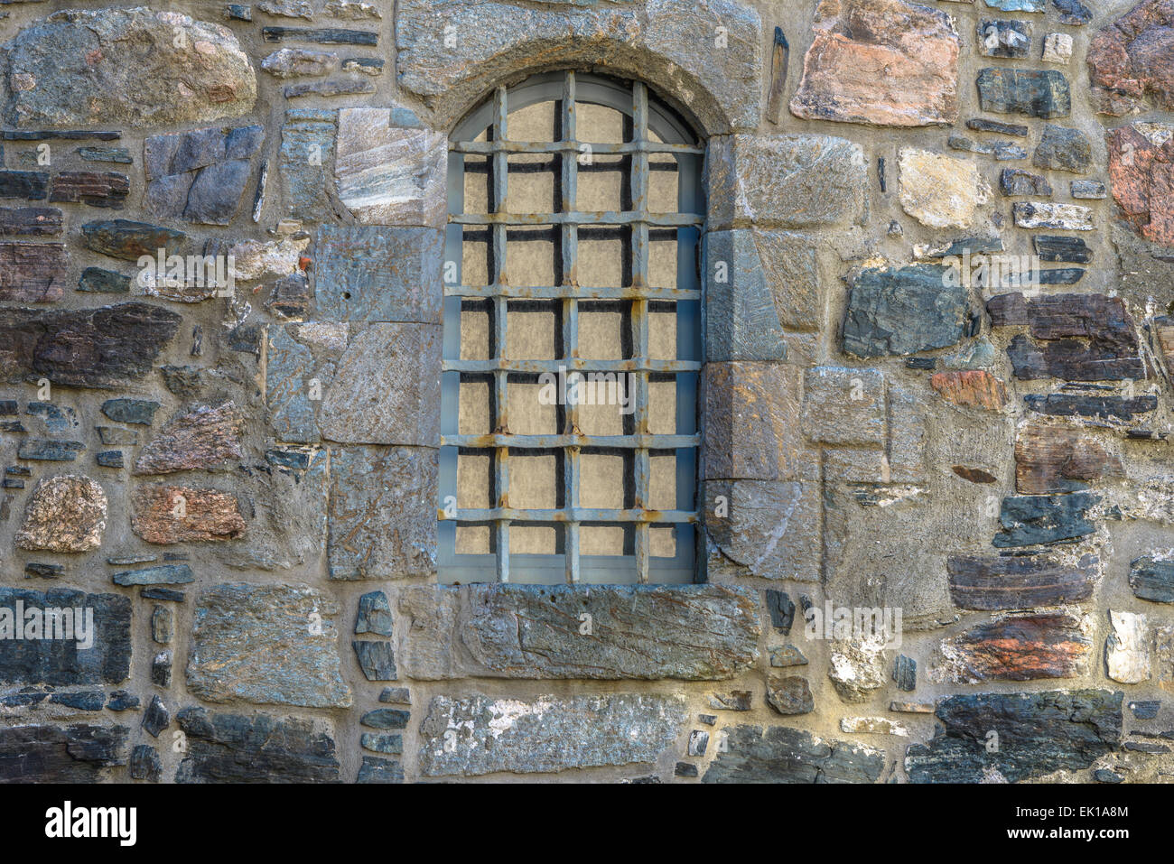 Haakon Hall ist ein Stein Rittersaal befindet sich im Inneren der Festung Bergenhus. Der Saal ist der größte mittelalterliche Profanbau Stockfoto