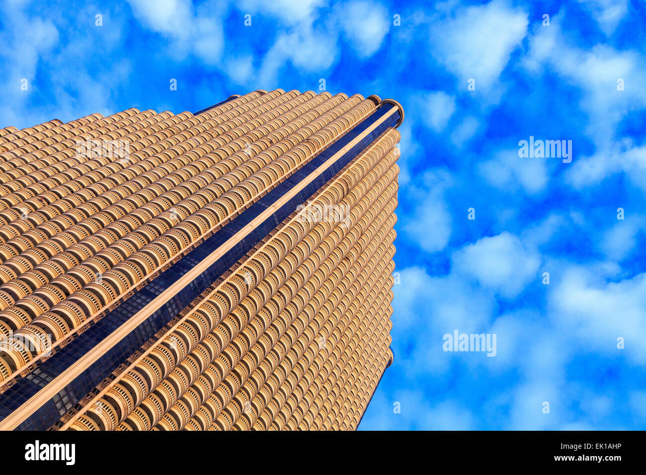 Blick auf die Wolkenkratzer in Bangkok Stockfoto