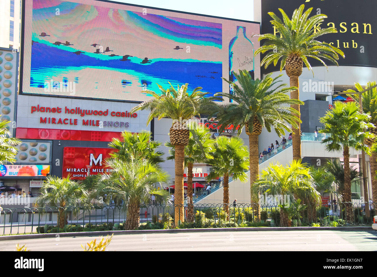 Las Vegas, Nevada, USA - 21. Oktober 2013: Miracle Mile Shops im Planet Hollywood Resort & Casino. Es ist die Heimat von mehr als 170 Geschäfte, 15 Restaurants und Unterhaltungsmöglichkeiten. Stockfoto