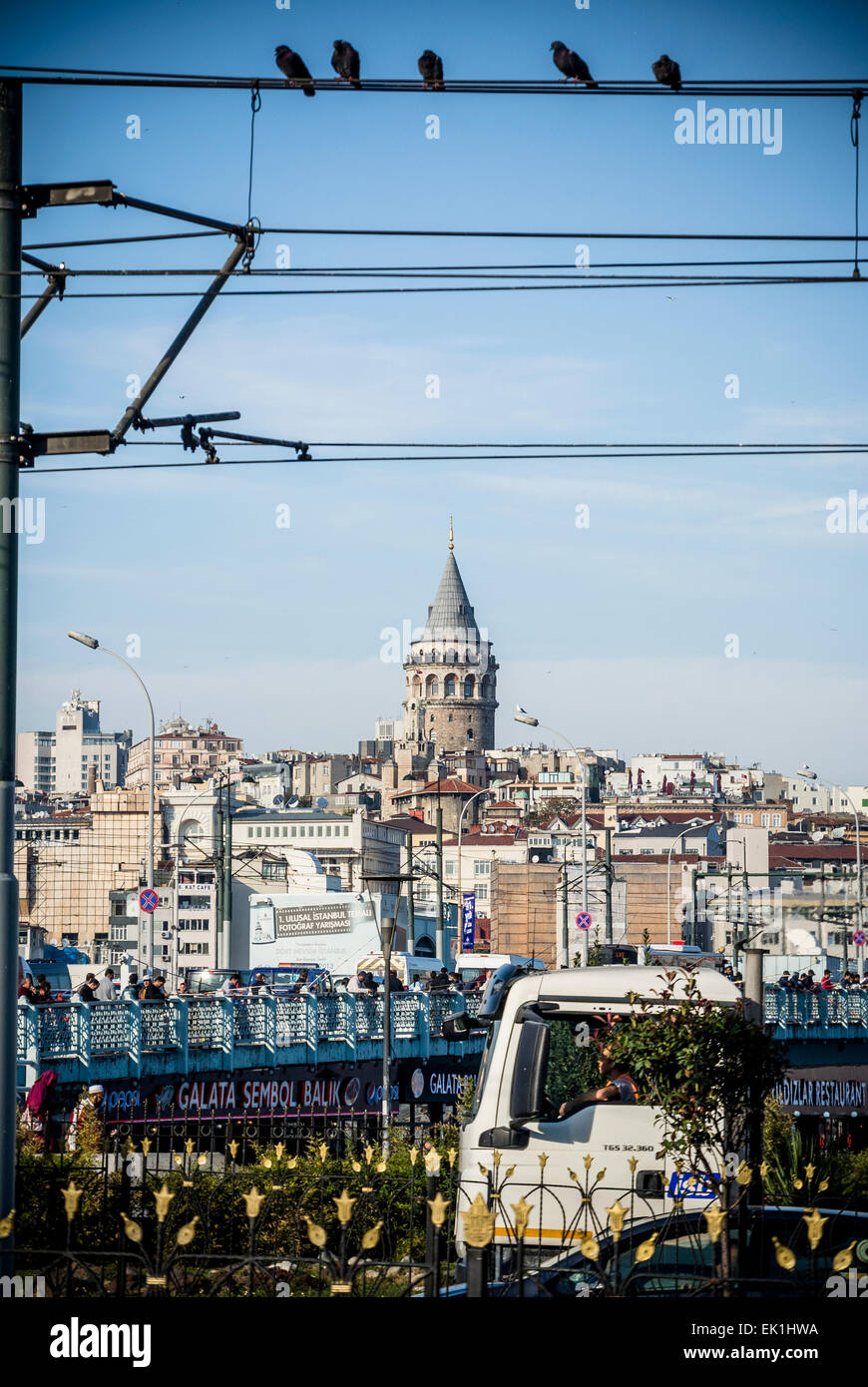 Stadtbild Istanbul Stockfoto