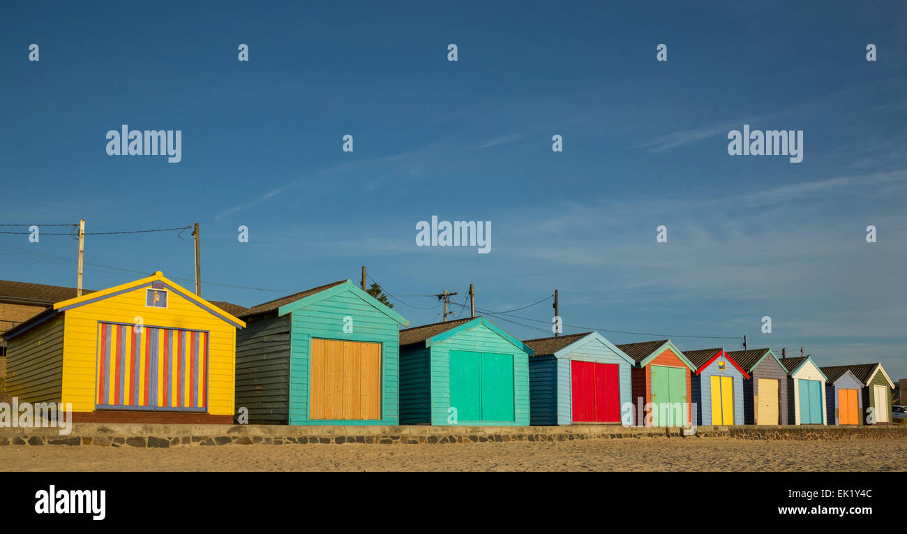 Strandkabine in Melbourne, Australien Stockfoto