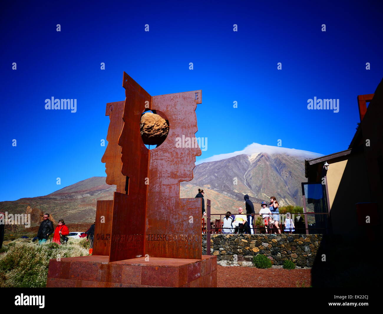 Touristisches Informationszentrum Mt Teide Parque Nacional del Teide Teneriffa Insel Kanaren Spanien Stockfoto