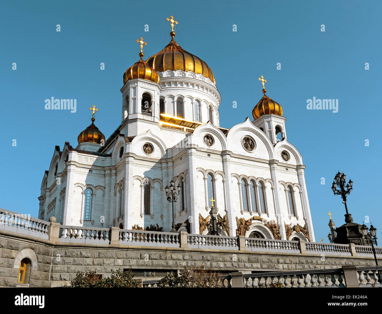 Kathedrale von Christus dem Erlöser in Moskau Stockfoto