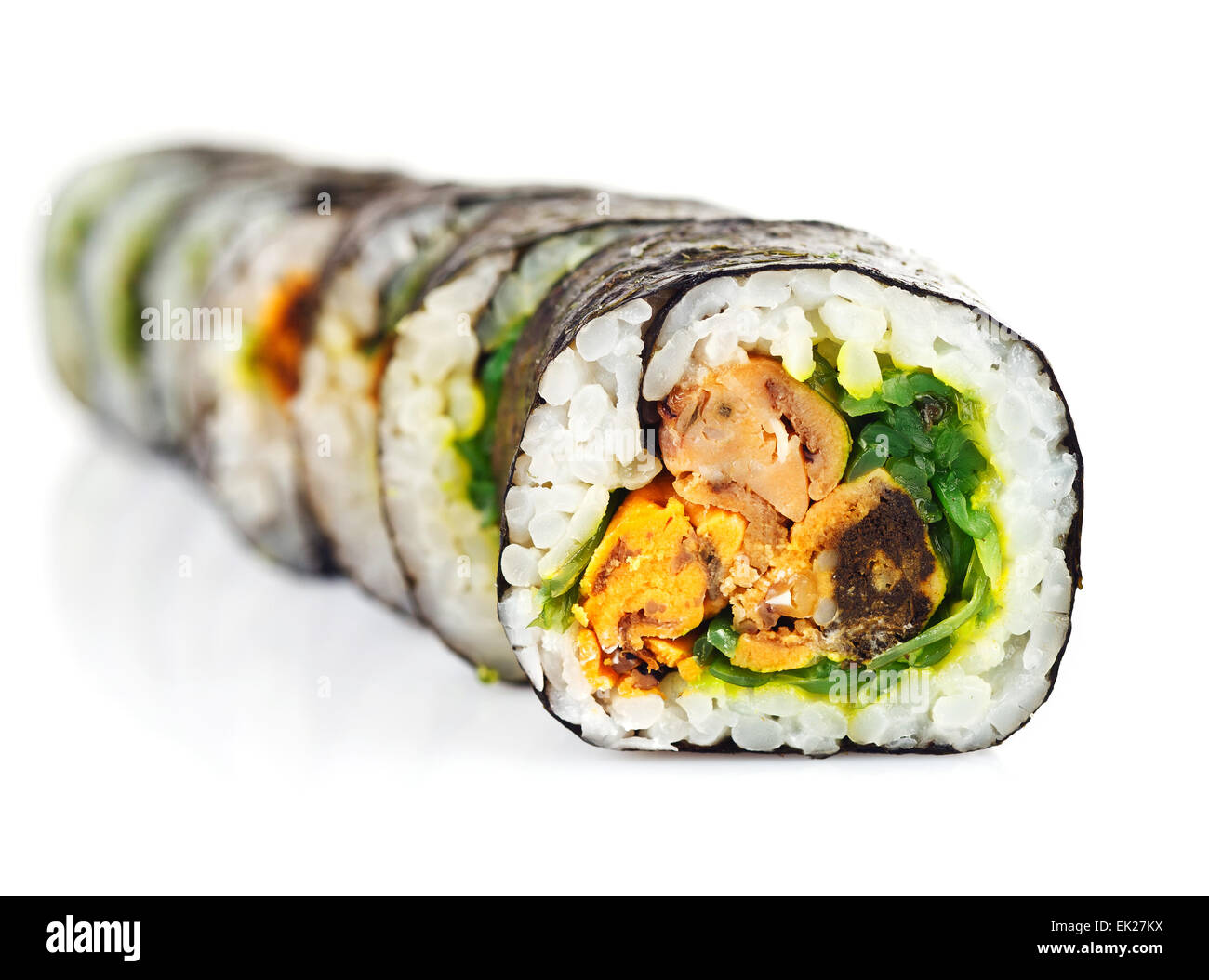Sushi-Rollen Stockfoto