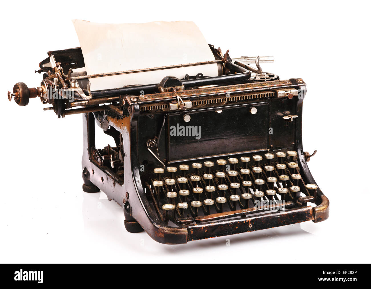 Tragbare Schreibmaschine Stockfoto