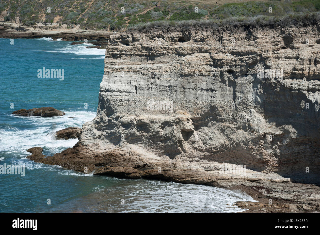 Ozean Bluffs Stockfoto